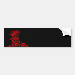 Little Red Dragon Bildekal