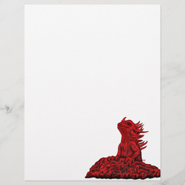 Little Red Dragon Brevhuvud (Framsida)