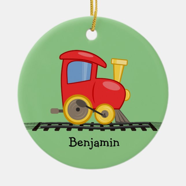 Little Red Engine Design Ornament (Framsidan)