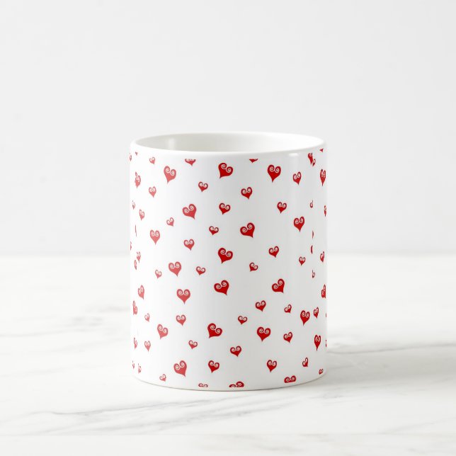 Little Red Hearts Mugg (Center)
