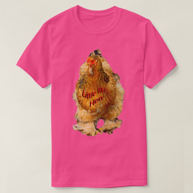 Little Red Hen T Shirt (Design framsida)