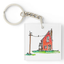 Little Red House med Power Line