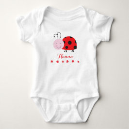 Little Red Ladybug Personlig Infant Creeper T-shirt