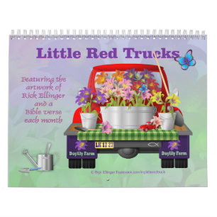 Little Red Lastbil Wall Calendar Kalender
