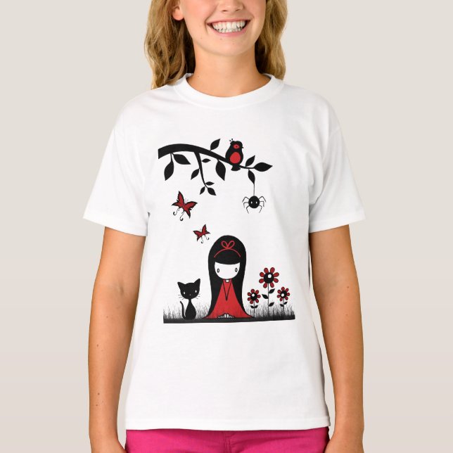 Little Red Ribbon Head Tröja (Framsida)