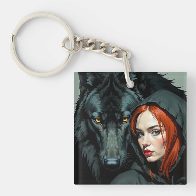 Little Red Riding Hood Redhead and the Black Wolf (Framsidan)