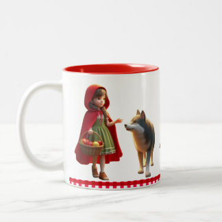 Little Red Riding Hood Två-Tonad Mugg