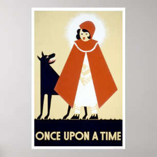Little Red Riding Huva 1937 WPA Poster