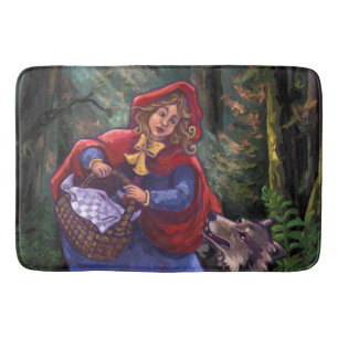 Little Red Riding Huva Art Badrumsmatta