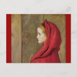 Little Red Riding Huva av John Everett Millais Vykort