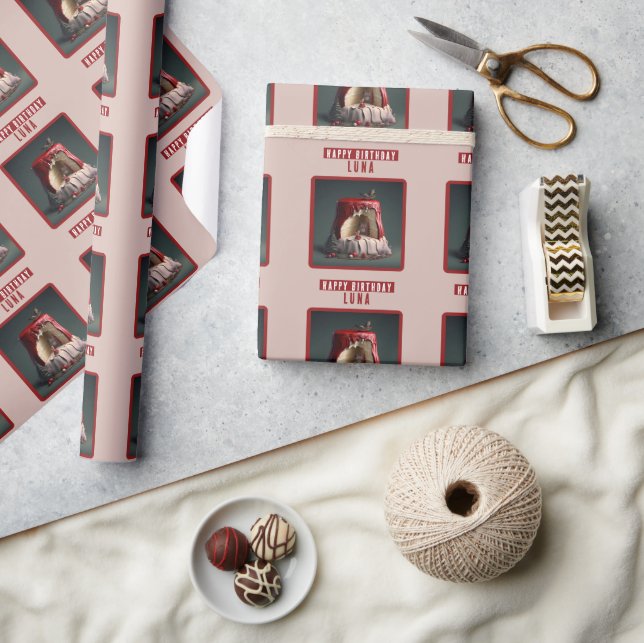 Little Red Riding Huva Birthday Cake - Presentpapper (Hantverk)