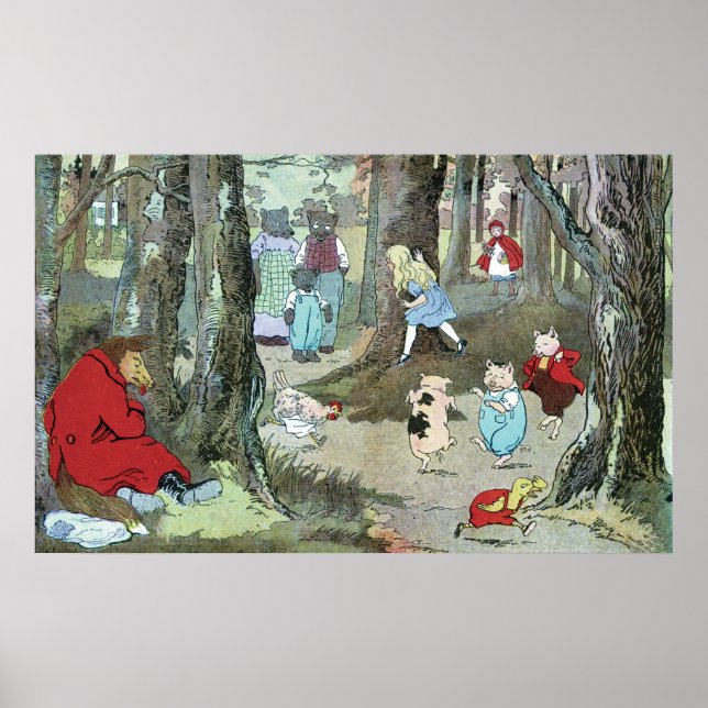 Little Red Riding Huva: End Pages Poster (Framsidan)