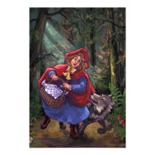Little Red Riding Huva Fototryck