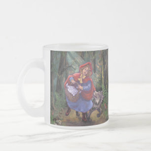Little Red Riding Huva Frostad Glasmugg