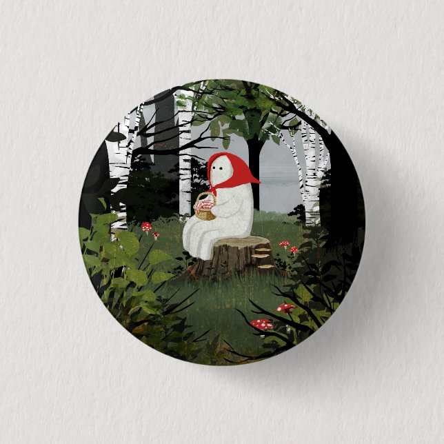 Little Red Riding Huva Knapp (Framsida)