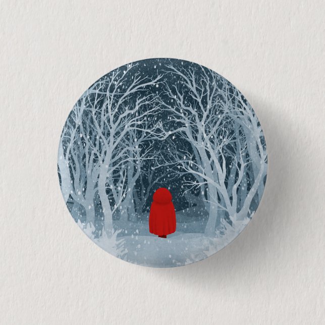 Little Red Riding Huva Knapp (Framsida)