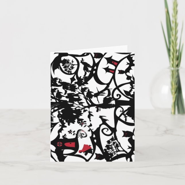 Little Red Riding Huva Kort (Framsida)