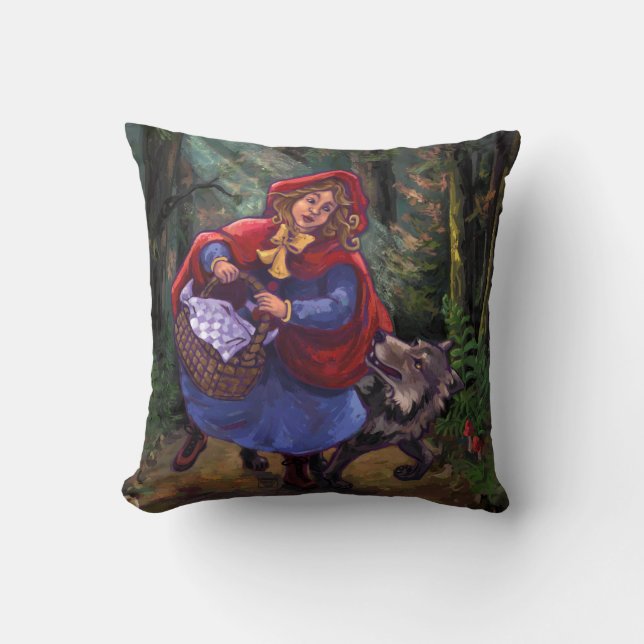 Little Red Riding Huva Kudde (Framsida)