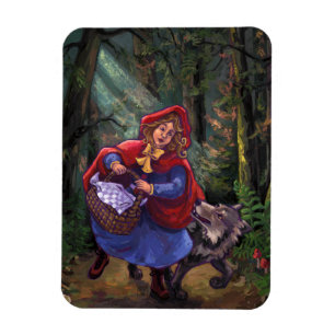 Little Red Riding Huva Magnet