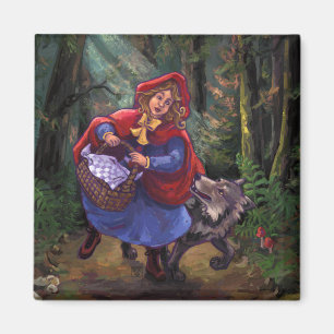 Little Red Riding Huva Magnet