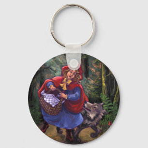 Little Red Riding Huva Nyckelring