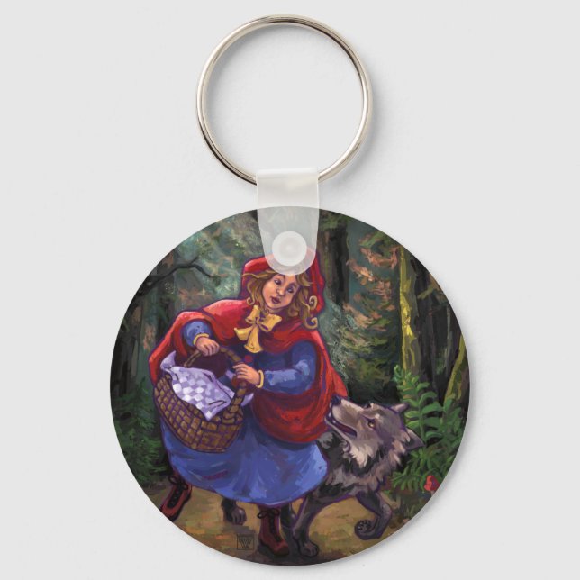 Little Red Riding Huva Nyckelring (Framsida)