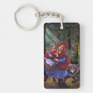 Little Red Riding Huva Nyckelring