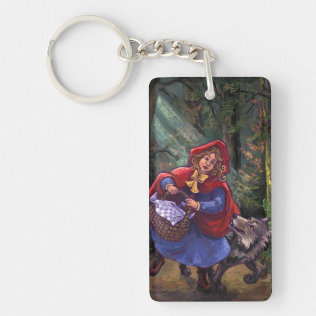 Little Red Riding Huva Nyckelring (Framsidan)