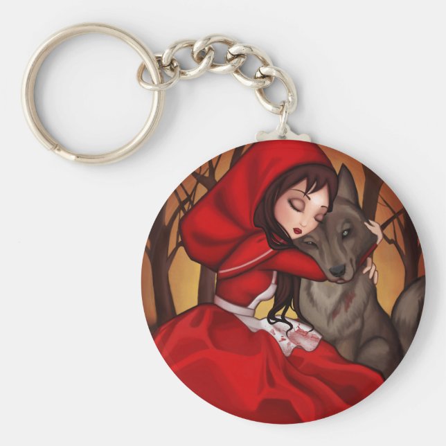 Little Red Riding Huva Nyckelring (Framsidan)