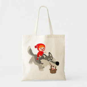 Little Red Riding Huva och Varg Bag Tygkasse