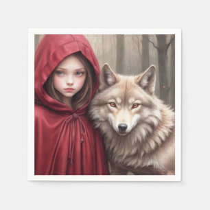 Little Red Riding Huva Pappersservett