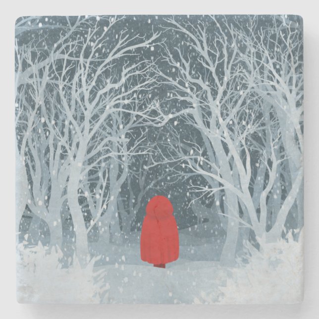 Little Red Riding Huva Stenunderlägg (Framsidan)