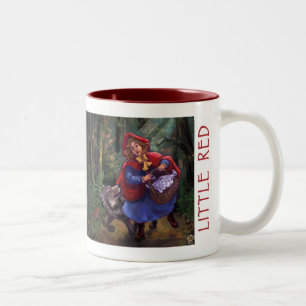 Little Red Riding Huva Två-Tonad Mugg
