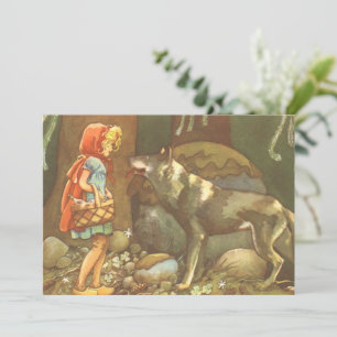Little Red Riding Huva, Vintage Fairy Tale