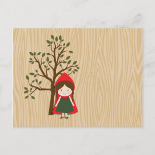 Little Red Riding Huva Vykort