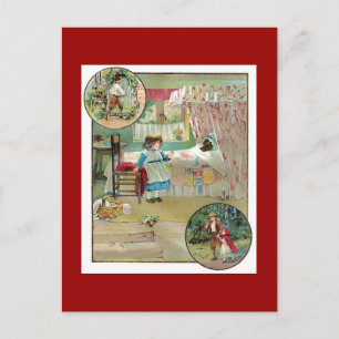 Little Red Riding Huva Vykort