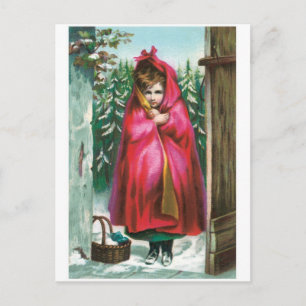 Little Red Riding Huva Vykort