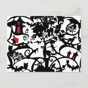 Little Red Riding Huva Vykort