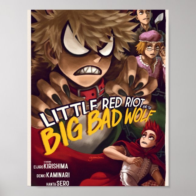 Little Red Riot och Big Bad Varg Poster (Framsidan)