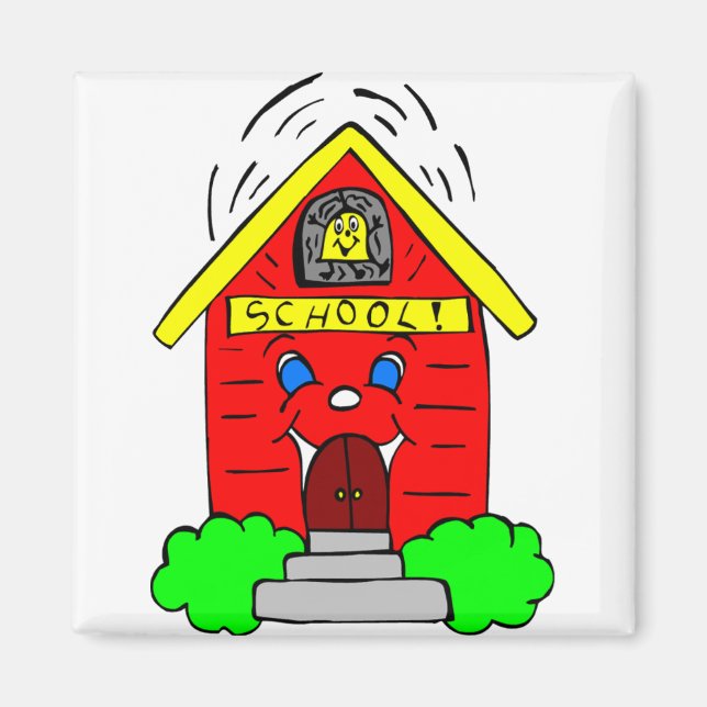 Little Red School house Magnet (Framsidan)