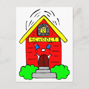 Little Red Schoolhouse Vykort