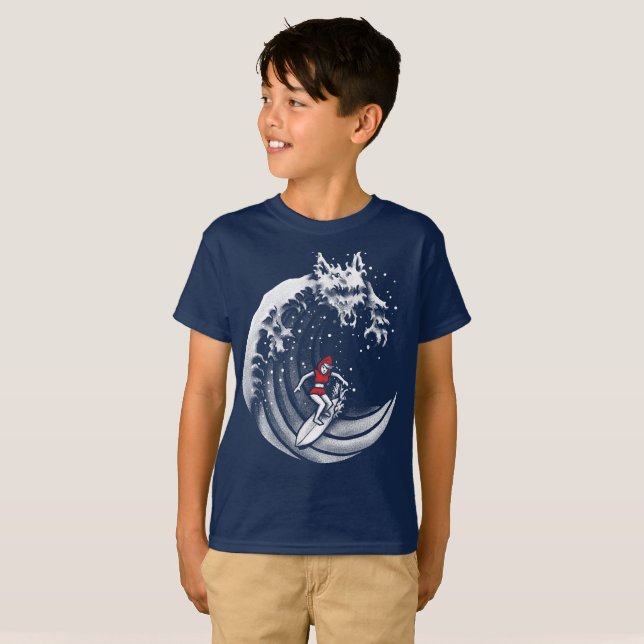 Little Red Surfing Huva T Shirt (Hel framsida)