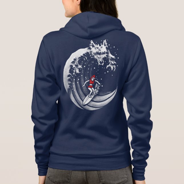 Little Red Surfing Huva T Shirt (Baksida)