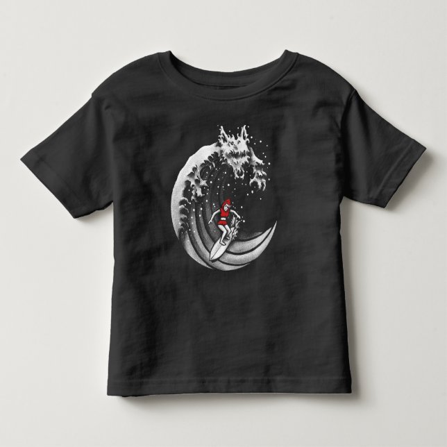 Little Red Surfing Huva T Shirt (Framsida)