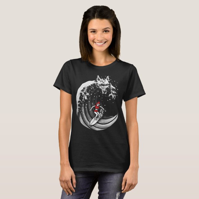 Little Red Surfing Huva T Shirt (Hel framsida)
