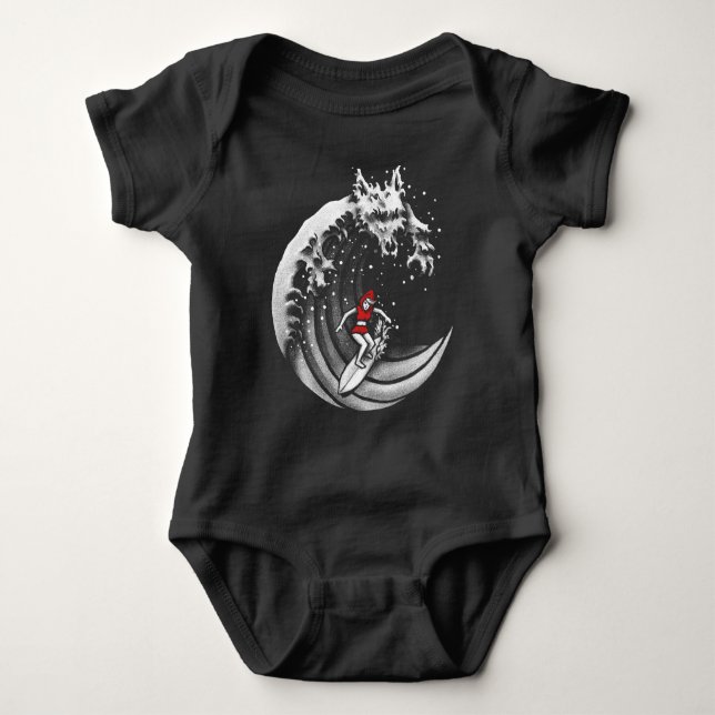 Little Red Surfing Huva T Shirt (Framsida)