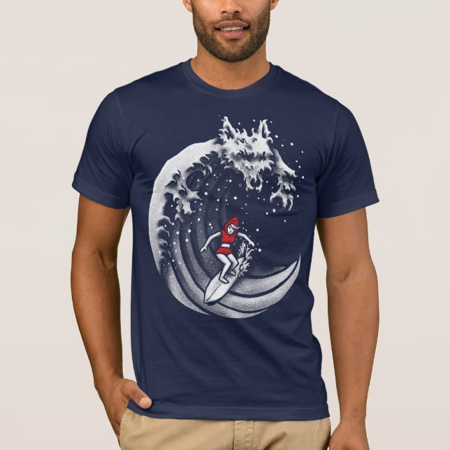 Little Red Surfing Huva T-Shirt (Framsida)