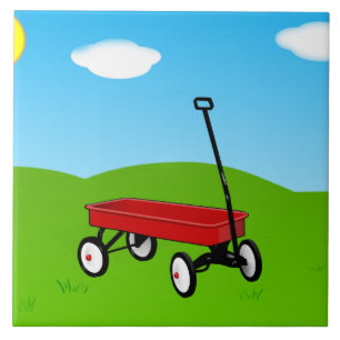 Little Red Wagon Kakelplatta