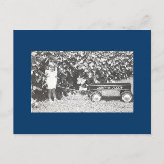 Little Red Wagon Vykort