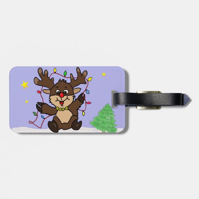 Little Reindeer Bagagebricka (Baksida Vågrät)